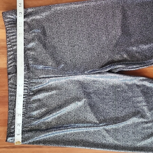 ATMOSPHERE, SILVER METALLIC SPARKLE Leggings, Made in Maldova😍 - Picture 2 of 5